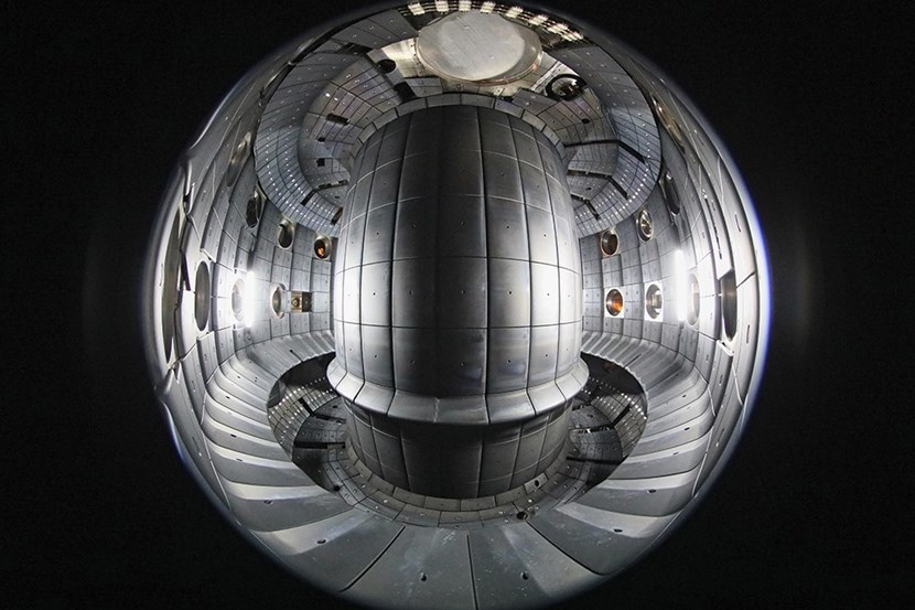 Just ''warming up'' after three decades of fusion energy research, says the team at the EPFL Swiss Plasma Center. The TCV tokamak at 30. (Click to view larger version...)