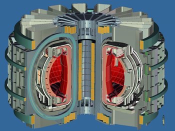 DEMO, la machine qui succédera à ITER, sera un réacteur de « démonstration industrielle » qui fonctionnera de manière continue (steady-state). (Click to view larger version...)