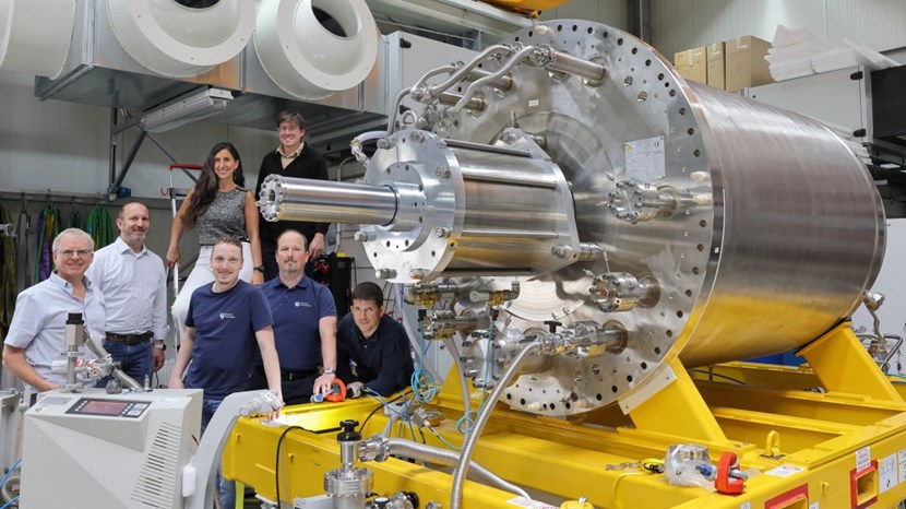 The first series production cryopump has passed all factory acceptance tests. Celebrating this major milestone are members of the ITER, Fusion for Energy, and Research Instruments project teams. (Click to view larger version...)