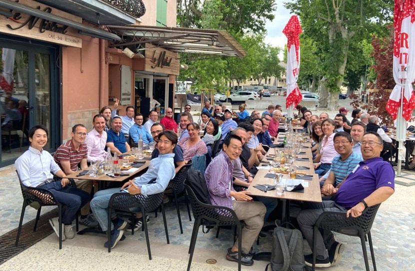 An evening meal in Vinon (photo), and possibly the most international pétanque tournament ever assembled, ensured that colleagues were able to share experiences and ideas in a more informal setting. (Click to view larger version...)